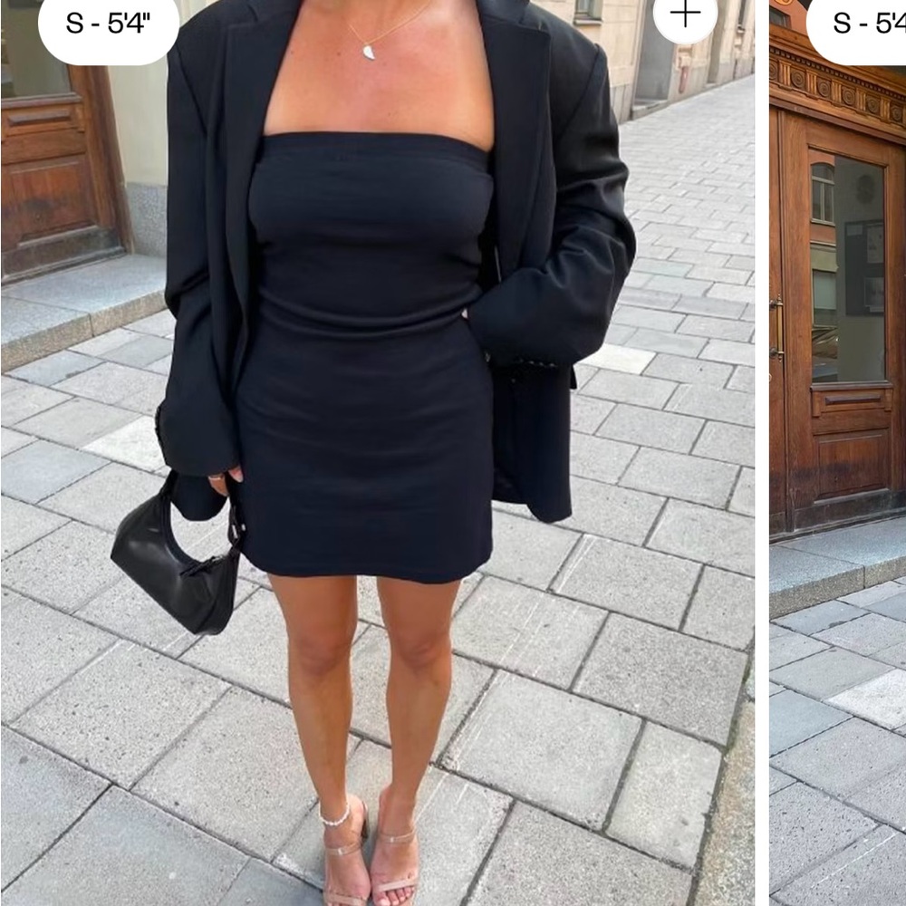 Djerf Avenue Black Tube Dress
